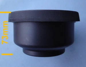 1x Druckbecher Flügelmutter Fester Schüssel mit gummi ring Schwarz - Bild 1 von 7