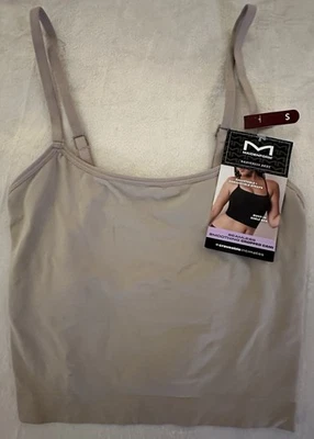 Sujetador Maidenform Suavizante Sin Costuras Recortado Cami Mujer Pequeño Beige Incorporado Nuevo con Etiquetas Foto 1 de 4