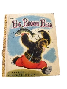 The Big Brown Bear by Georges Duplaix, A Little Golden Book, 1947 Good condition - Picture 1 of 4