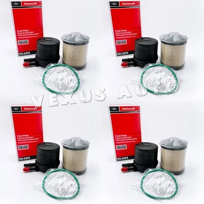NEW 4X Motorcraft FD4615 Diesel Fuel Filter for Ford F-250 Super F-350 6.7L Foto 1 de 4