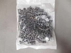 Lot of 100 Hi-Shear LS-42697-6 Carbon Steel Collars, Pin-Rivet NEW - Picture 1 of 3