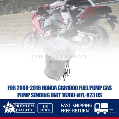 NEW For 2008-2016 Honda CBR1000 16700-MFL-023 Fuel Pump Gas Pump Sending Unit — 第 1/4 张图片