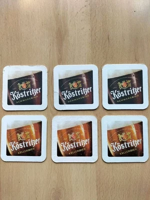 6 Bierdeckel Köstritzer Schwarzbier Kellerbier - Bild 1 von 2