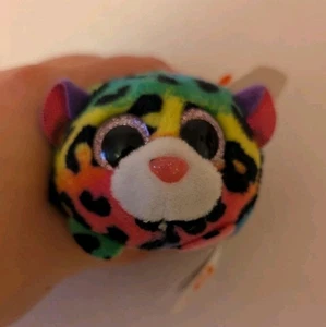 Ty Beanie Babys Teeny Ty’s Jelly der Leopard Plüsch mit Herzanhänger - Bild 1 von 4