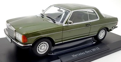Norev 1/18 Scale Diecast 183704 - Mercedes-Benz 280 CE 1980 - Metallic Green - Image 1 of 4