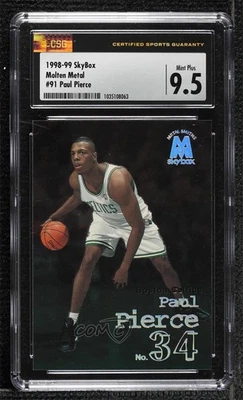 Skybox Molten Metal Smiths 1998 Paul Pierce #91 CSG 9,5 como nuevo más novato RC HOF Foto 1 de 2