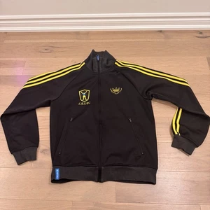 Vtg Adidas x Mark Gonzales Full Zip Soccer L.E.S.F.C Track Jacket  Black Men M - Bild 1 von 13