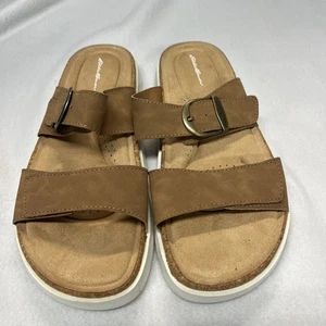 Sandalias ajustables informales sin cordones Eddie Bauer para mujer Kepler color tostado talla 9 - Imagen 1 de 5