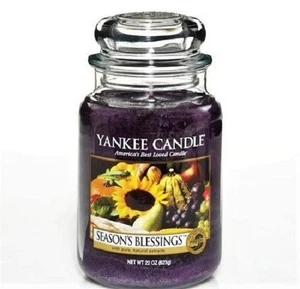 Candela Yankee ritirata "BENEDIZIONI DI STAGIONE" ~ grande 22 oz. ~ETICHETTA BIANCA ~RARA~ NUOVA - Foto 1 di 1