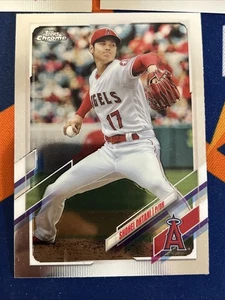 Tarjeta de béisbol 2021 Topps cromada Shohei Ohtani #159 Los Angeles Angels MLB - Imagen 1 de 2
