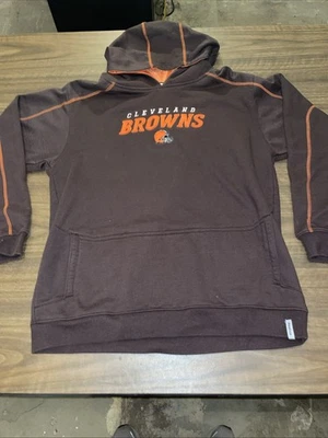 Cleveland Browns NFL Brown Child’s Youth Unisex Hoodie Sweatshirt Size XL 18-20 - Image 1 of 4