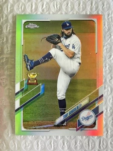 Tony Gonsolin 2021 Topps Chrome #183 Silver Holo Refractor Los Angeles Dodgers - Picture 1 of 2