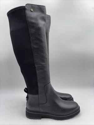 Cole Haan Women’s Waterproof Greenwich Tall Boot - Black Leather Size 6 B - Image 1 of 4