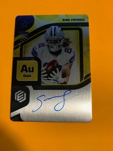 2021 PANINI ELEMENTS GOLD SIMI FEHOKO ROOKIE AUTOGRAPH 36/79 ~ #160 - Picture 1 of 1