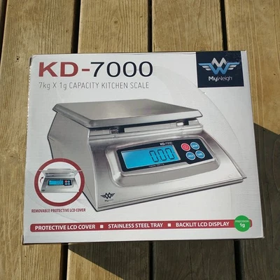 Báscula de alimentos de cocina de acero inoxidable My Weigh SCKD7000S Foto 1 de 4