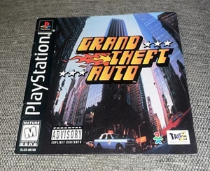Grand Theft Auto Playstation 1 PS1 Manual de instrucciones Folleto SOLO - Imagen 1 de 2
