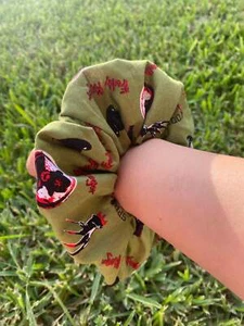 Freddy Krueger Horror Movie Scrunchie Hair Tie Gift - Picture 1 of 3