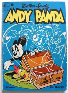 Cómic de Dell 1950 de la Edad de Oro ANDY PANDA ~ CUATRO COLORES segunda serie #297 - Imagen 1 de 4