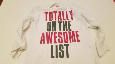 Crazy 8 Totally on the Awesome List letras rojas y verdes talla 7/8 Foto 1 de 2