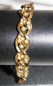 VINTAGE GOLDETTE NYC BRACELET ERA 1940'S EXCELLENT CONDITION - Picture 1 of 3