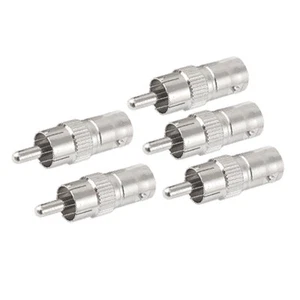 5 Pcs BNC Femelle à RCA RF Connecteur Coaxial pour Caméra CCTV - Photo 1/1