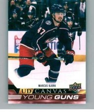 2022-23 Upper Deck Extended UD Canvas #C363 Marcus Bjork RC Rookie Blue Jackets