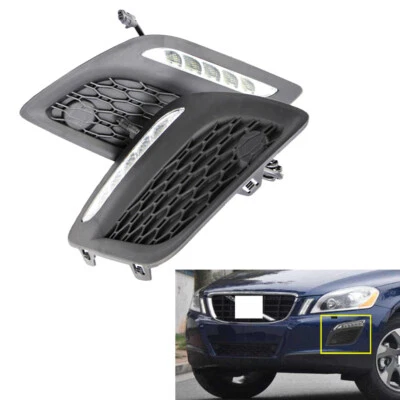 For Volvo XC60 2011-2013 Left & Right LED DRL Daytime Light Fog Lamp - Изображение 1 из 4