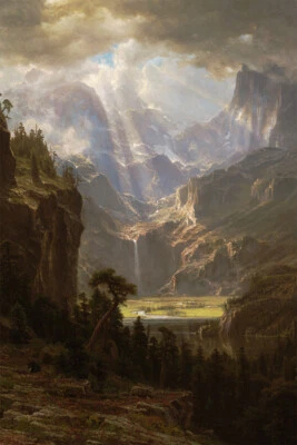 Paisajes famosos impresión nórdica pintura arte de pared decoración del hogar - PÓSTER 20x30 Foto 1 de 4