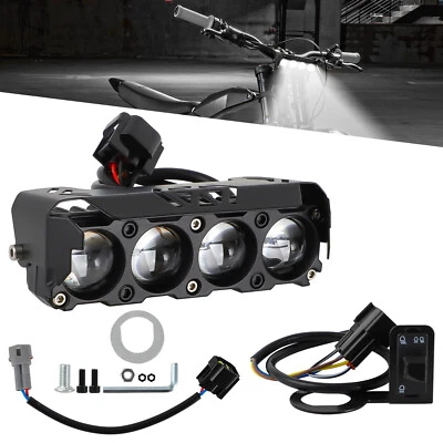 For Talaria Sting R MX4 LED Headlight Upgrade Light Bar & Switch Kit Plug & Play - Image 1 of 4