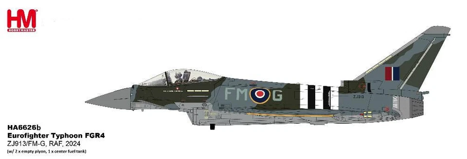 Hobby Master 1/72 HA6626B RAF Typhoon FGR ZJ913/FM-G "Moggy" 2024 New INSTOCK!! - Image 1 of 1