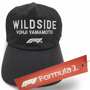 Yohji Yamamoto Formula One F1 Wildside Hat Snapback Black Grand Prix NEW w/ Tag - Picture 1 of 17