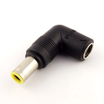 DC Power 7.9 x 5.5mm Female To Male Right Angle Connector Adapter for Lenovo IBM