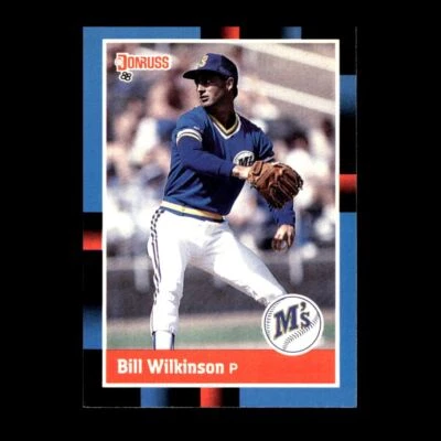 Bill Wilkinson 1988 Donruss Rookie Seattle Mariners #568 R319I 67 - Image 1 of 2
