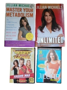 Jillian Michaels Books & DVDs LOT UNLIMITED 1ST ED Biggest Loser, 30 DAY SHRED - Picture 1 of 19