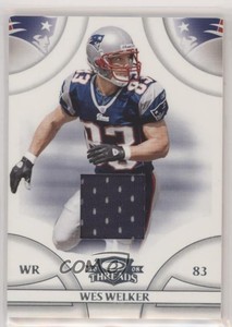 2008 Donruss Threads Jerseys /250 Wes Welker #75