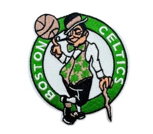 Boston Celtics NBA Basketball Team Logo bestickt zum Aufbügeln Aufnäher Patch - Picture 1 of 3