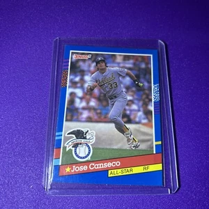 1991 Donruss - All-Stars AL in Stat Line on Back #50 Jose Canseco - Picture 1 of 2