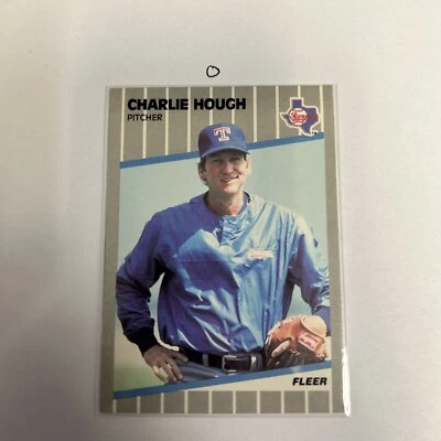 1989 Fleer - #522 Charlie Hough - Image 1 of 2