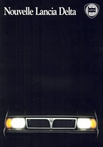 Catalogue Brochure Lancia Delta (avec HF 4WD) 02/1987 France - Imagen 1 de 2