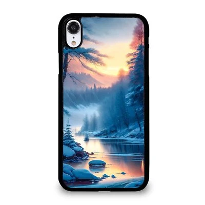 Чехлы Frozen River Print для iPhone 11 12 13 14 15 Pro Max Plus - Изображение 1 из 4