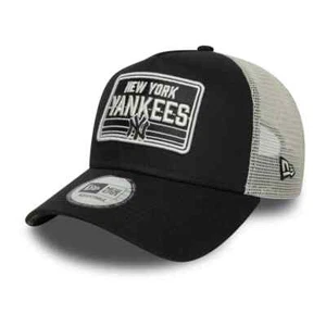 9FORTY A-Frame New Era hat Trucker New York Yankees Mesh Cap Black - FREE SHIP - Picture 1 of 5