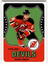 2010-11 O-Pee-Chee Retro Dainius Zubrus #7 New Jersey Devils