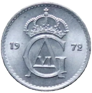 1972 SWITZERLAND/HELVETIA - 25 ORE - Beautiful Uncirculated EX+ Collectible Coin - Picture 1 of 2