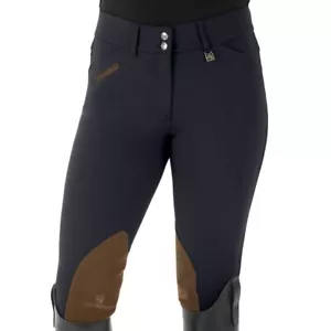 ROMFH Sarafina Euro Seat Knee Patch Breeches - Mid rise (Var. Colors & Sizes) - Picture 1 of 22
