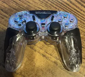 PlayStation 2 PS2 Controller - Clear Wireless Gamestop - Powered up - Picture 1 of 4