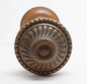 Antique Brass Colonial Corbin Passage Door Knobs - Picture 1 of 4