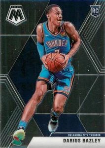 DARIUS BAZLEY 2019-20 Mosaic ROOKIE RC #227 Thunder  - Picture 1 of 2