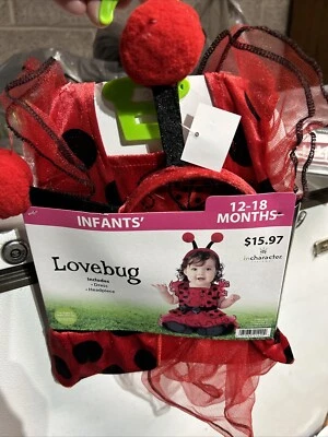 Incharacter Girls Red & Black Lovebug Tutu Ladybug Costume-Infant 12-18 Months  - Image 1 of 3