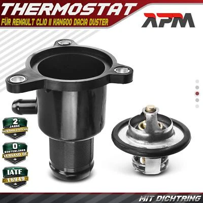 Termostato refrigerante 89 °C para Dacia Duster HS Renault Clio Opel Vivaro Nissan - Imagen 1 de 4