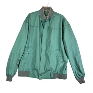 VINTAGE La Paz Jacket Mens Size 48 Green Bomber Outdoor Catalina California USA - Picture 1 of 8